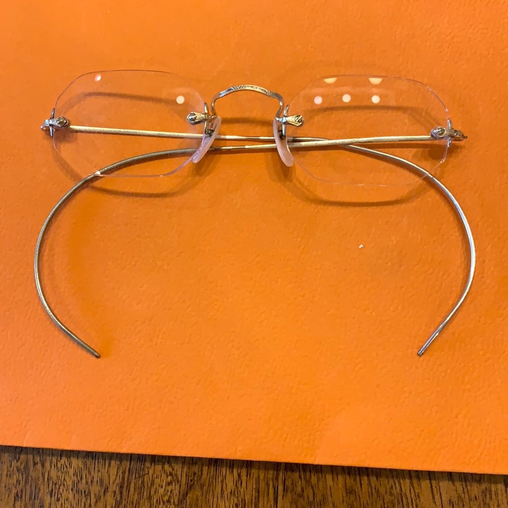 Retrospecs gold wire glasses